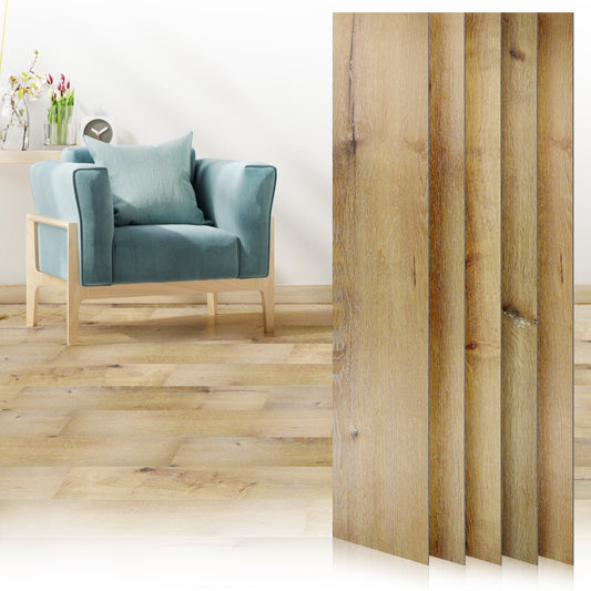 Five Diamond Peel & Stick Floor Planks: French Chateau